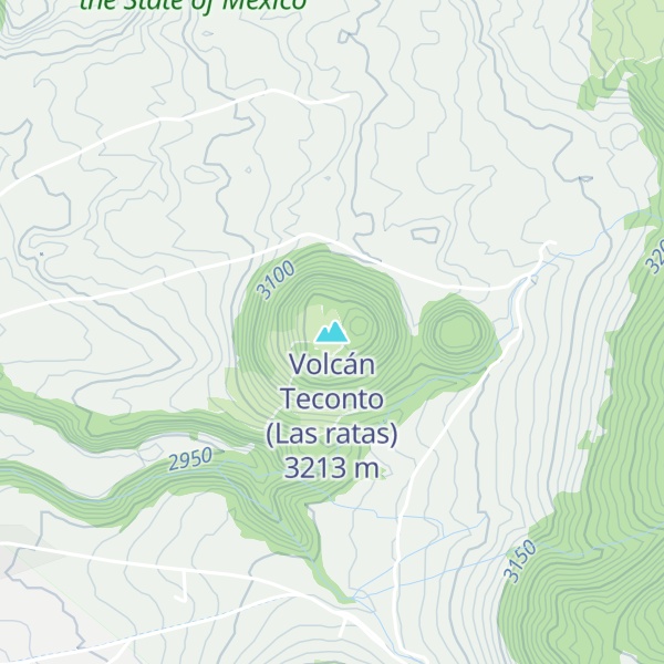 Map of Volcán Teconto (Las ratas)