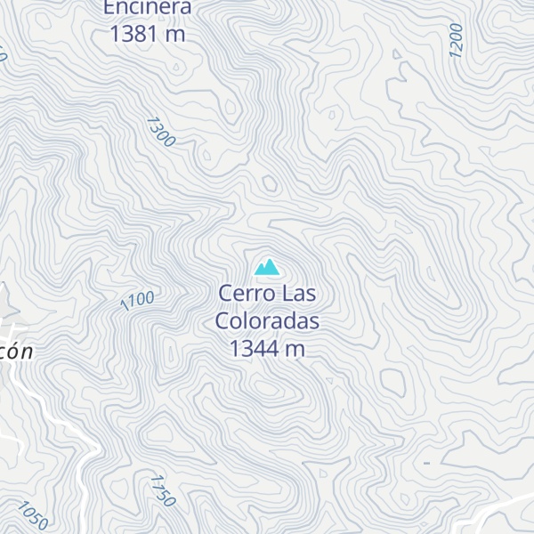 Map of Cerro Las Coloradas