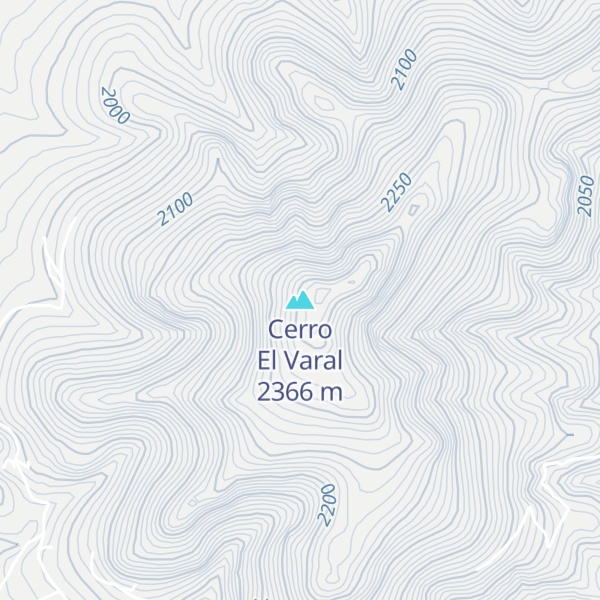 Map of Cerro El Varal