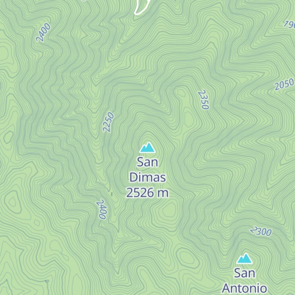 Map of San Dimas