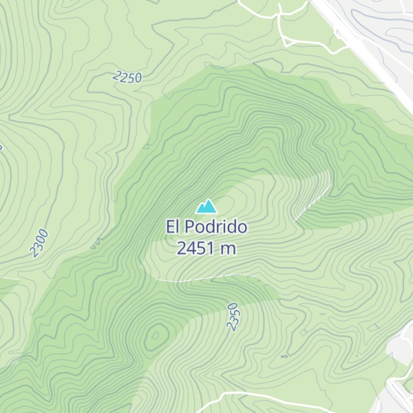 Map of El Podrido