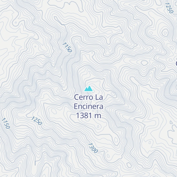 Map of Cerro La Encinera