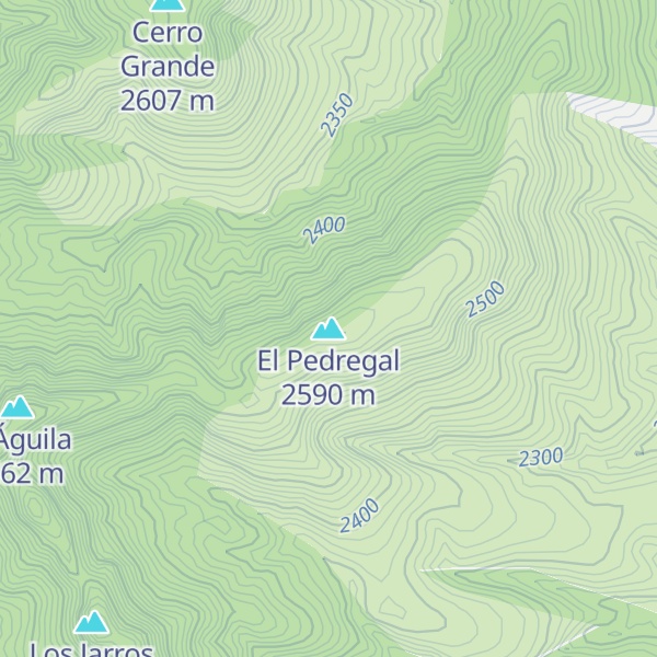 Map of El Pedregal