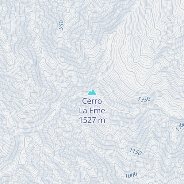 Map of Cerro La Eme