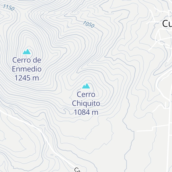 Map of Cerro Chiquito
