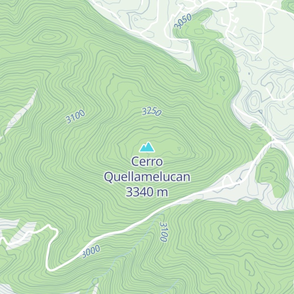 Map of Cerro Quellamelucan