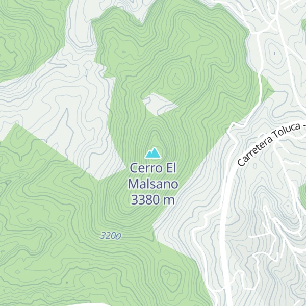 Map of Cerro El Malsano