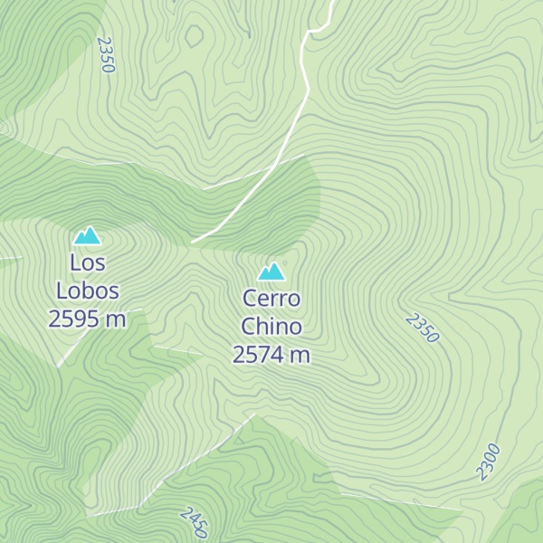 Map of Cerro Chino