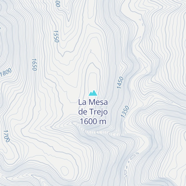 Map of La Mesa de Trejo