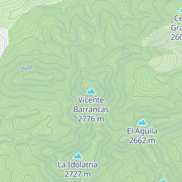 Map of Vicente Barrancas