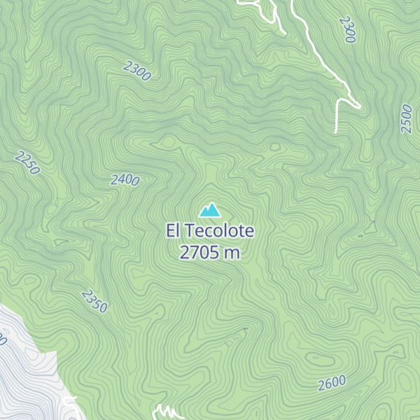 Map of El Tecolote