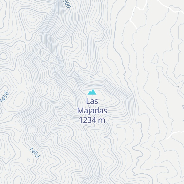 Map of Las Majadas