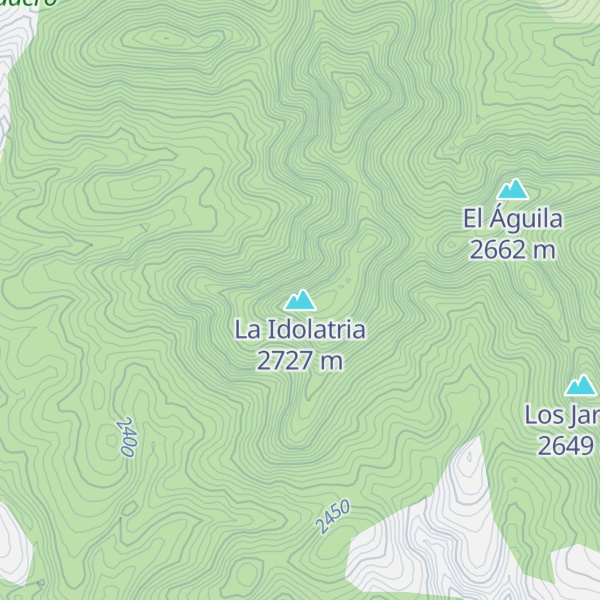 Map of La Idolatria