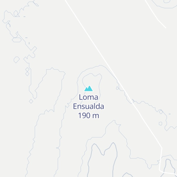 Map of Loma Ensualda