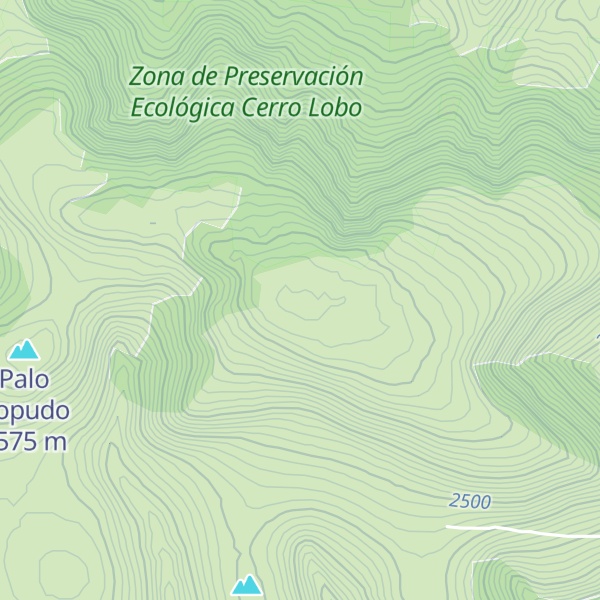 Map of Cerro Grande