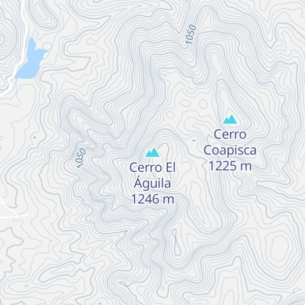 Map of Cerro El Águila
