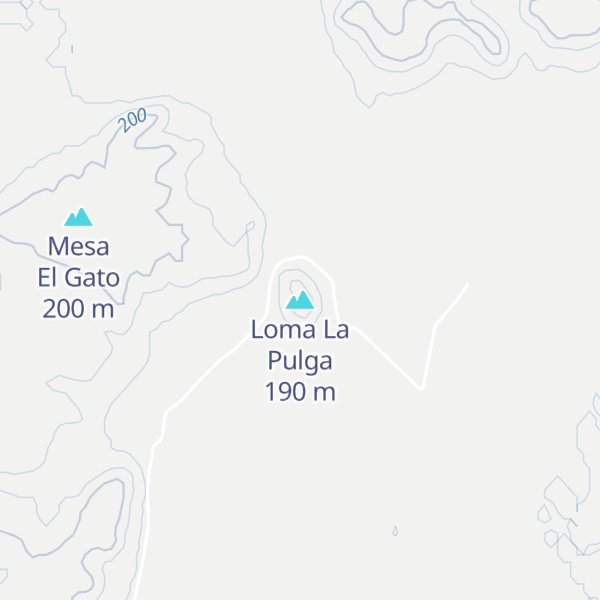Map of Loma La Pulga