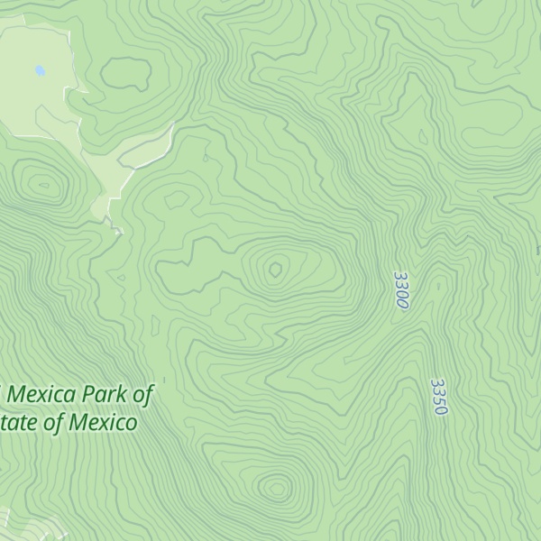 Map of Cerro El Organo