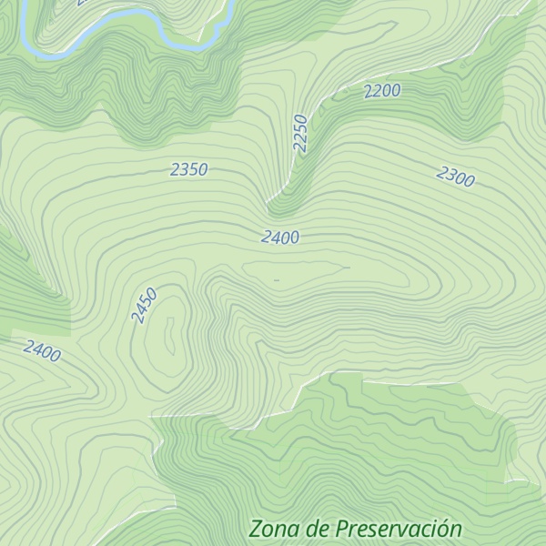 Map of Cerro La Bruja