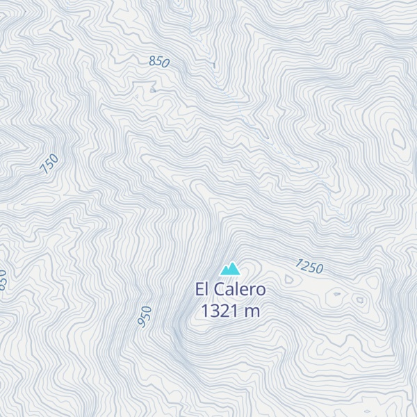 Map of Cerro Pochotillos