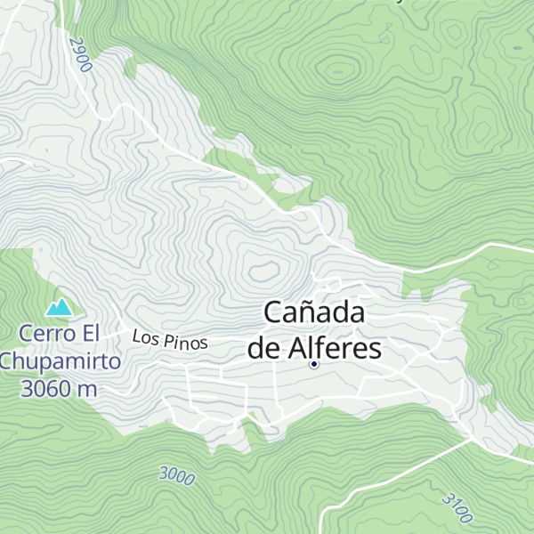 Map of Cerro Las Tablas