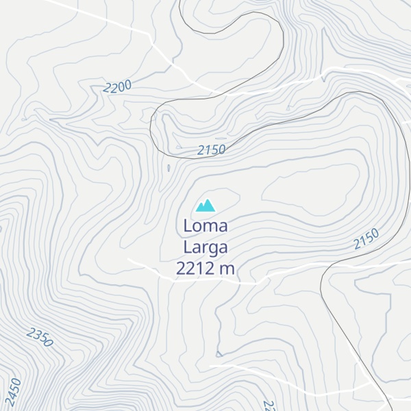 Map of Loma Larga