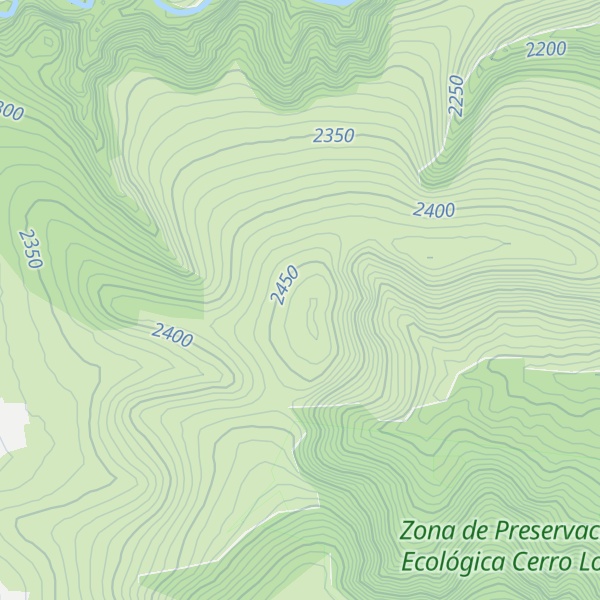 Map of Cerro San Agustín
