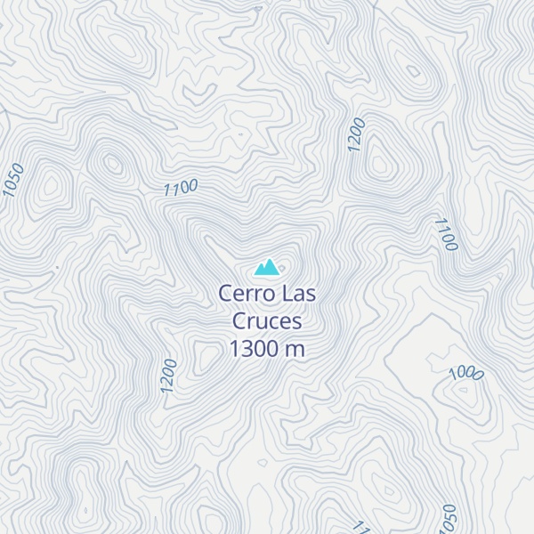 Map of Cerro Las Cruces