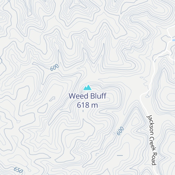 Map of Weed Bluff