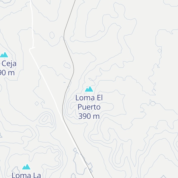 Map of Loma El Puerto
