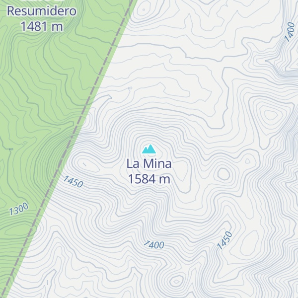 Map of La Mina