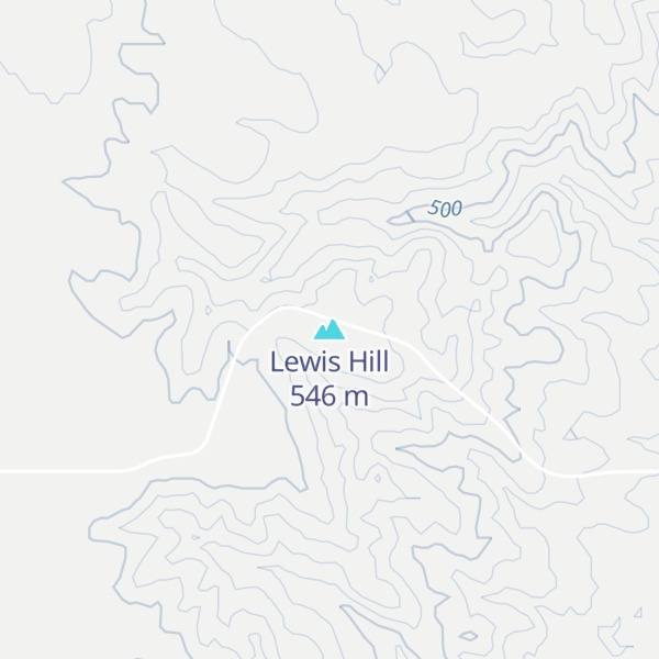 Map of Lewis Hill