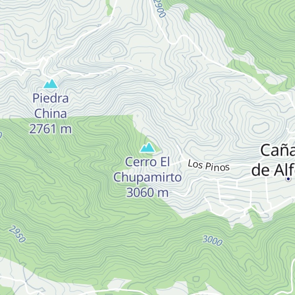 Map of Cerro El Chupamirto