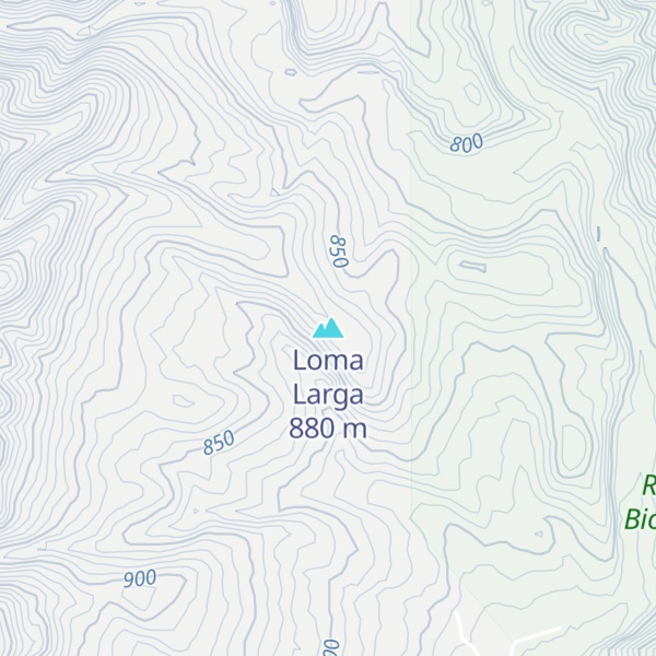 Map of Loma Larga