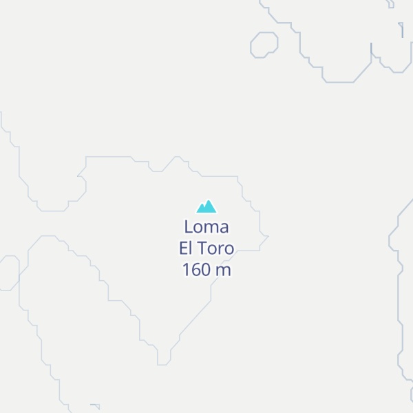 Map of Loma El Toro