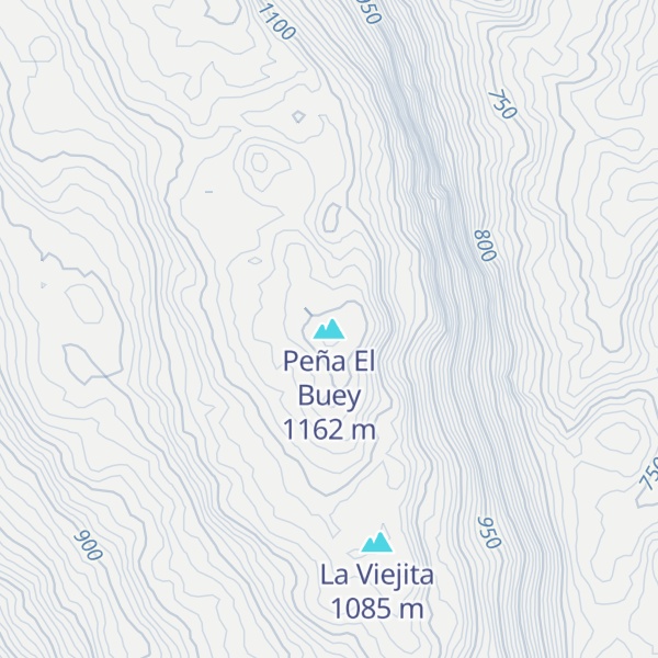 Map of Peña El Buey