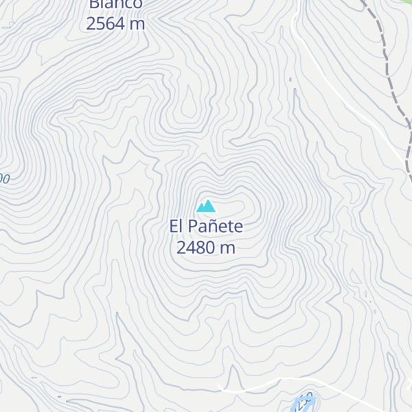 Map of El Pañete