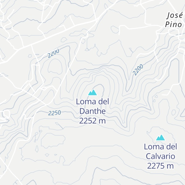Map of Loma del Danthe