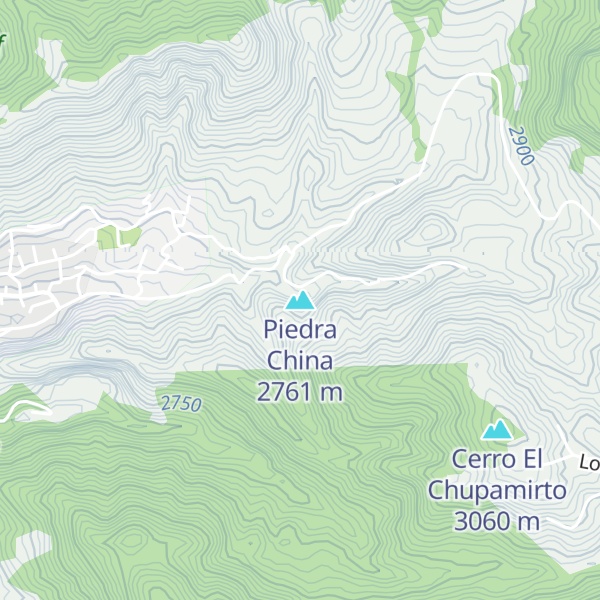 Map of Piedra China