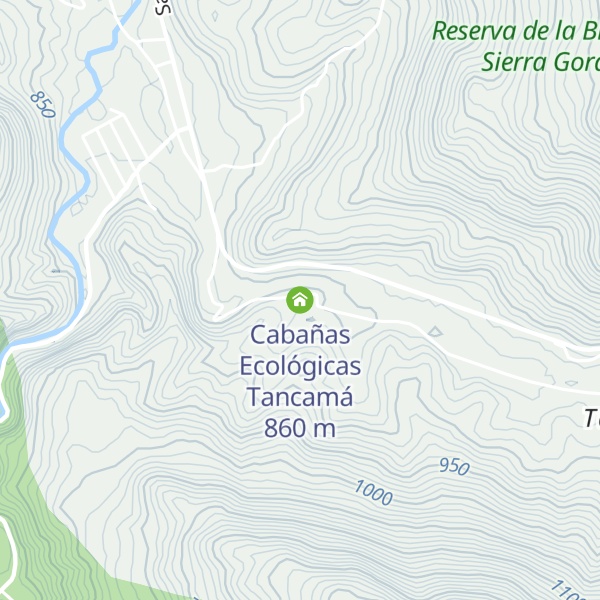 Map of Cabañas Ecológicas Tancamá