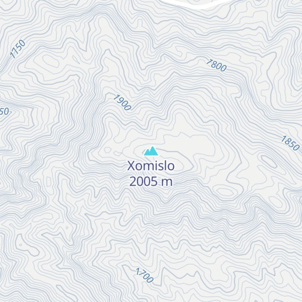 Map of Xomislo