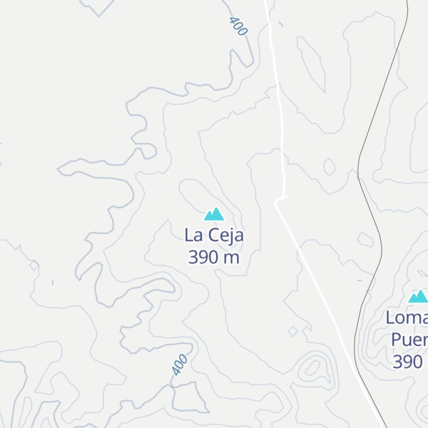Map of La Ceja
