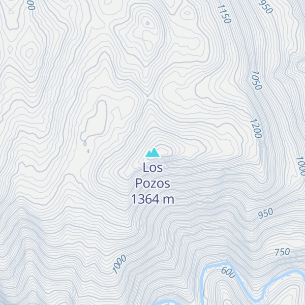 Map of Los Pozos
