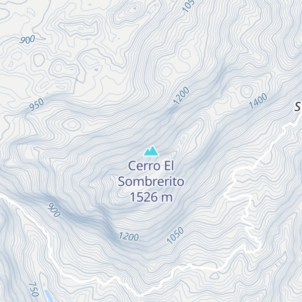Map of Cerro El Sombrerito