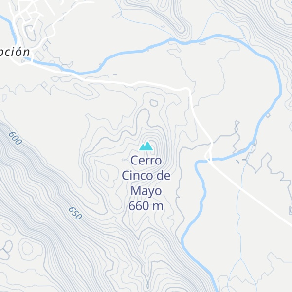 Map of Cerro Cinco de Mayo