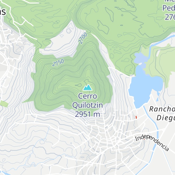 Map of Cerro Quilotzin