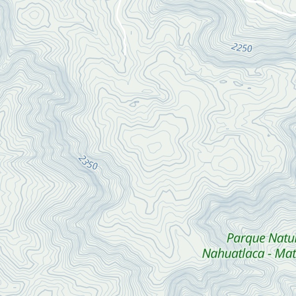 Map of Cerro Coauixtla