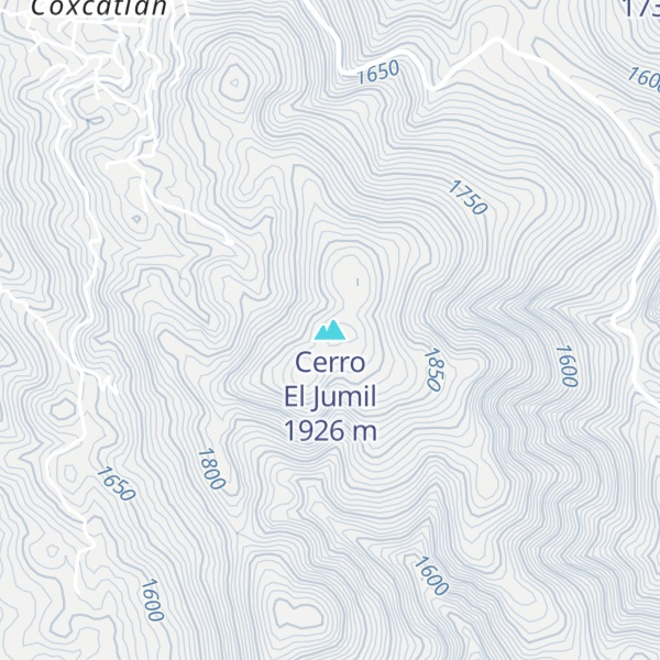 Map of Cerro El Jumil