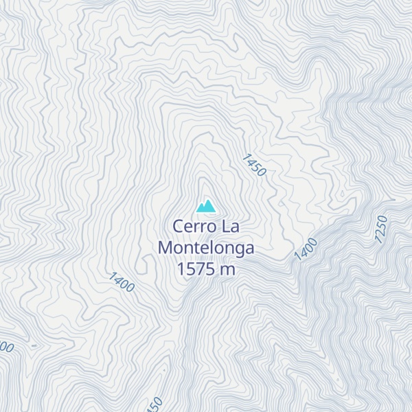 Map of Cerro La Montelonga