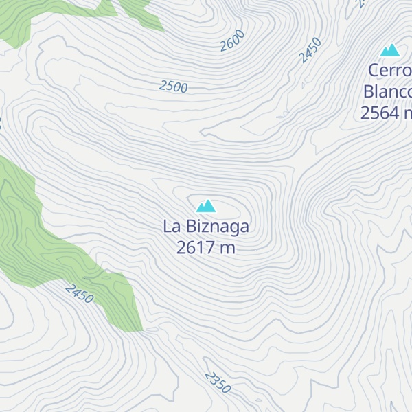 Map of La Biznaga